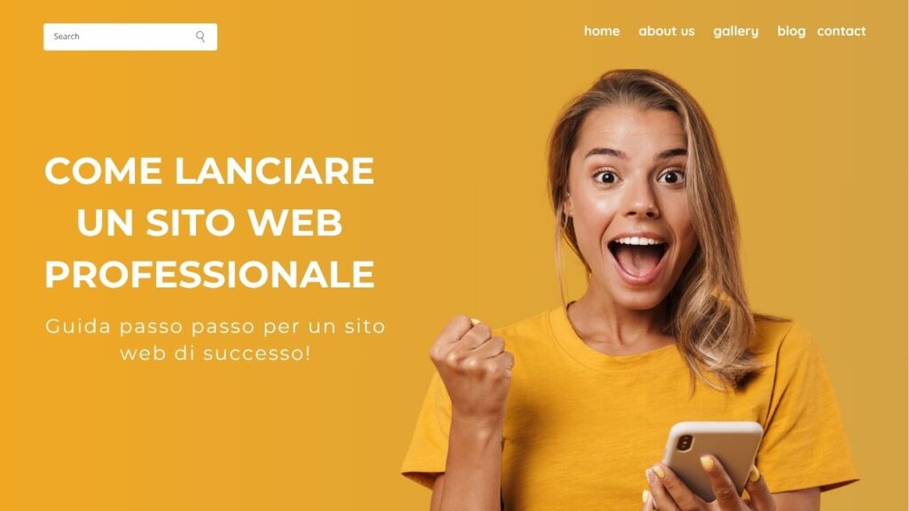 Come lanciare un sito web professionale -